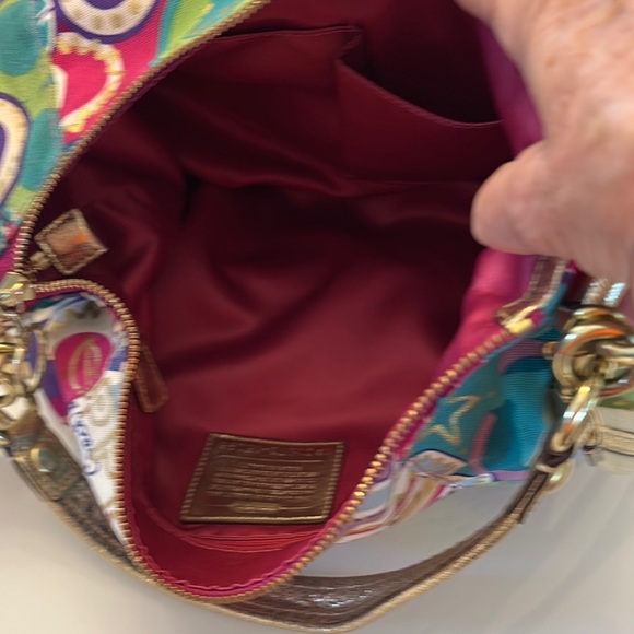 Colorful Vintage Coach “Poppy” Pop Art Graffiti Bag - Picture 9 of 12